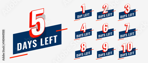limited days left to go badge for website promotion