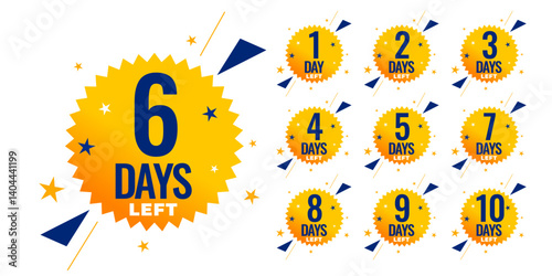 stylish days left countdown timer for limited time sale