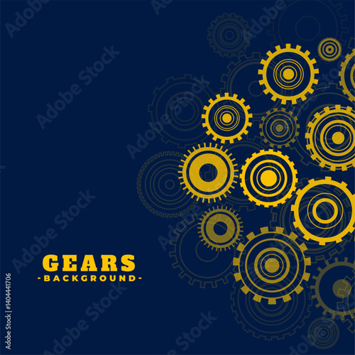 industrial ratchet gear wheel symbol background design