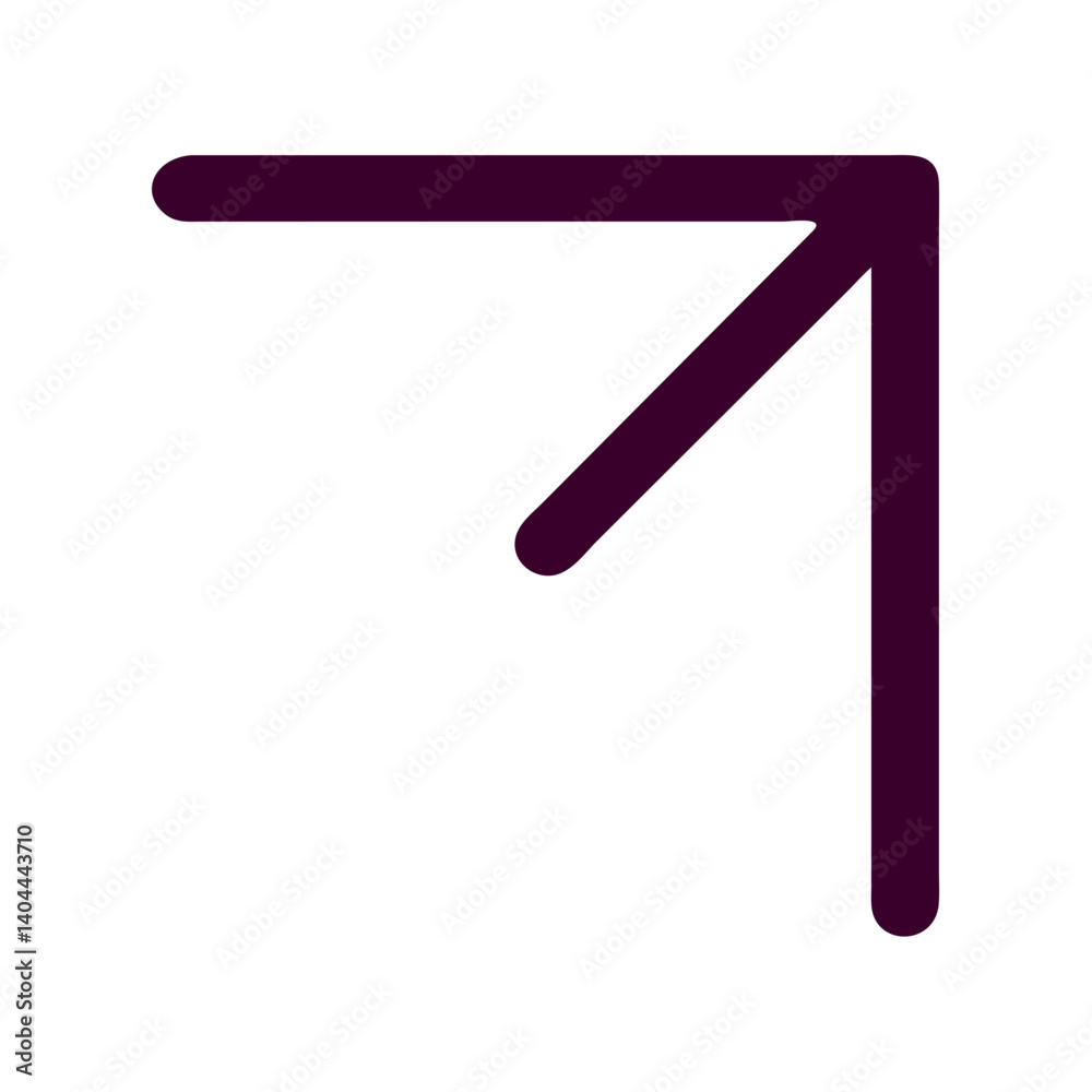 Corner Arrow Pointing Outward Right Icon Design Corner Arrow Pointing Outward Right Icon Design