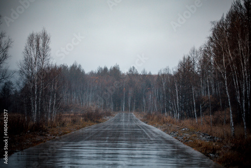Wallpaper Mural Self-driving on the Moa Highway in Arxan, Inner Mongolia, China Torontodigital.ca