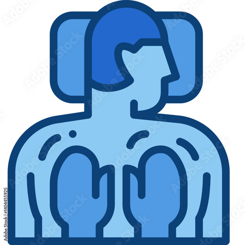 massage two tone icon