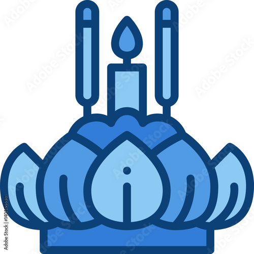 loy krathong two tone icon