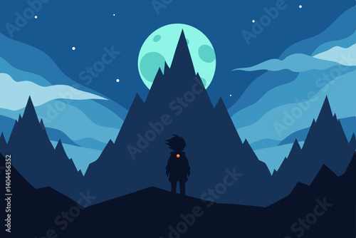 man on the mountain
