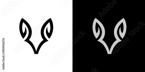 fox logo vector illustration. fox head outline logo template