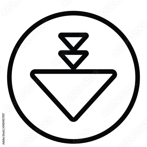 down arrow icon