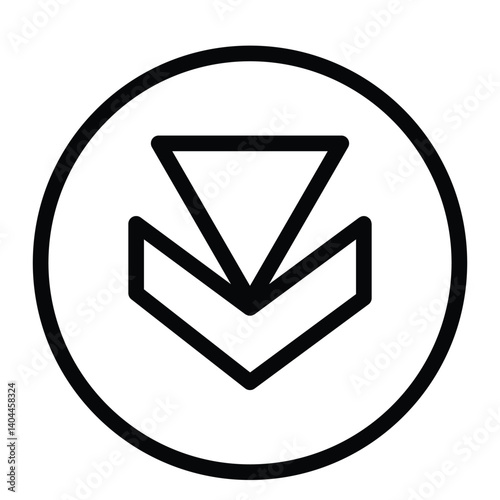 down arrow icon