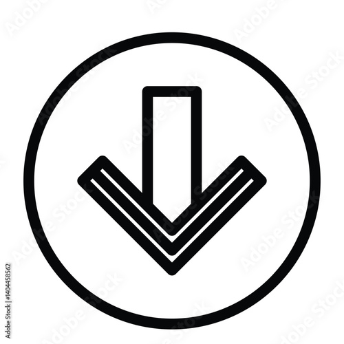 down arrow icon