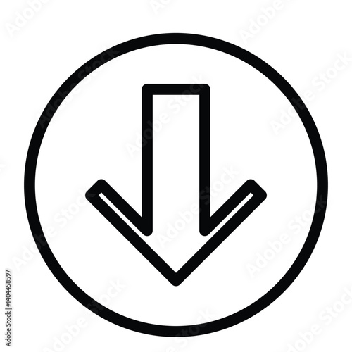 down arrow icon