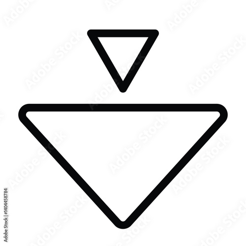 down arrow icon
