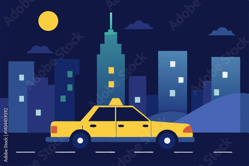 taxi in the city