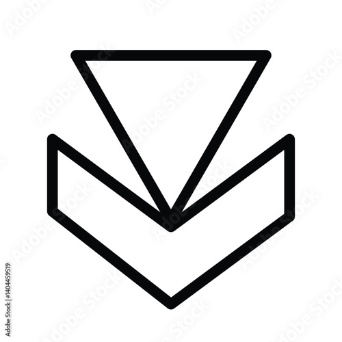 down arrow icon