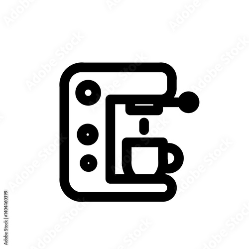 coffee maker line icon
