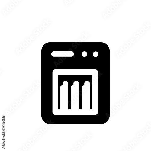 dish washer glyph icon