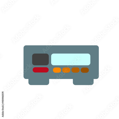 dvd player flat icon