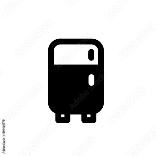fridge glyph icon