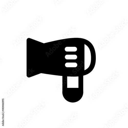 hairdryer glyph icon