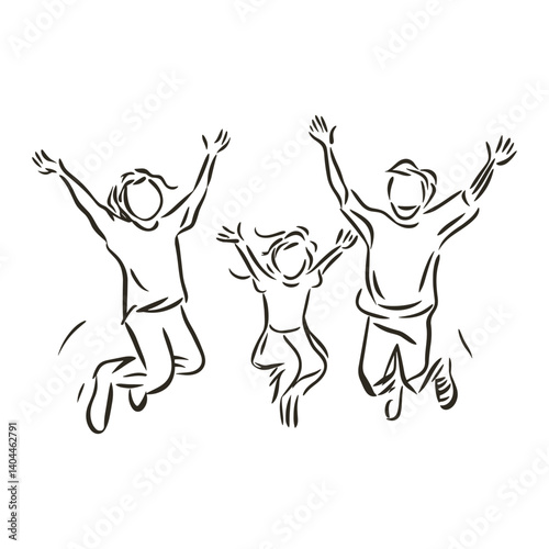 Kids Jumping with Joy