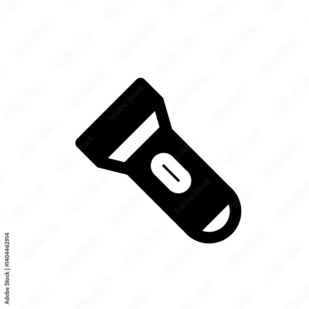 torch light glyph icon torch light glyph icon
