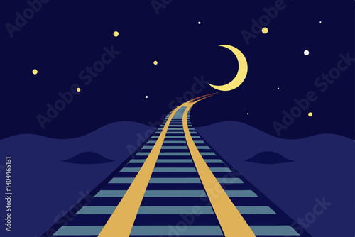road to the moon