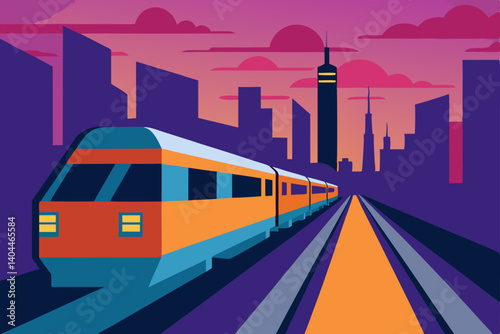 train in the night