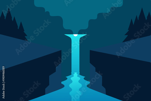 illustration of a monument to the world