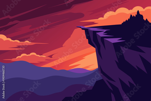sunrise in mountains