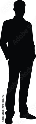 Standing Man Silhouette


