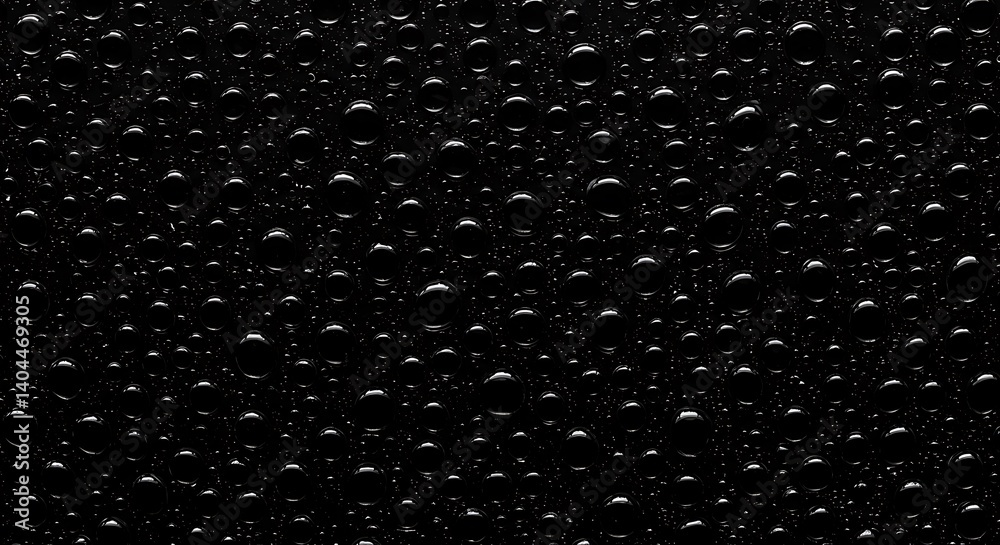 Fototapeta premium Black Velvet Dew AI Generated