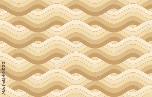 Seamless pattern design, Water wave in traditional oriental Chinese and Japanese style