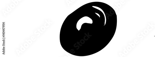 Black and white egg logo: a simple yet gold design 