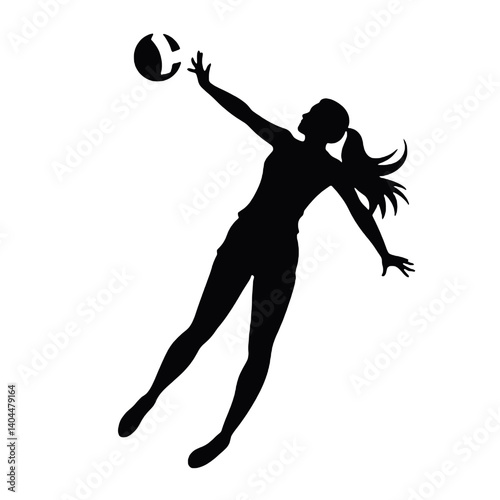Basketball Player Silhouette Jump Shot Dunk – Vector Sports Illustration
