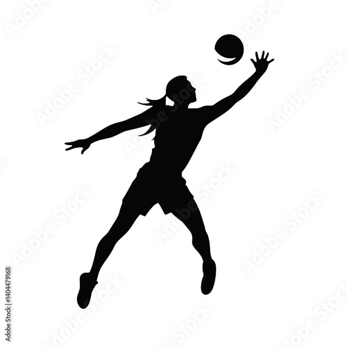 Basketball Player Silhouette Jump Shot Dunk – Vector Sports Illustration