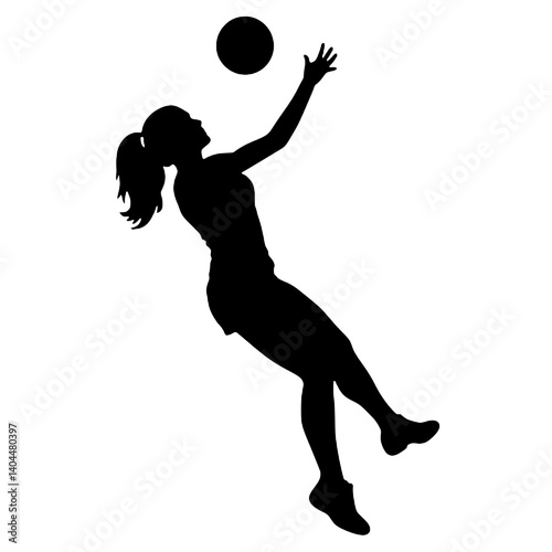 Basketball Player Silhouette Jump Shot Dunk – Vector Sports Illustration