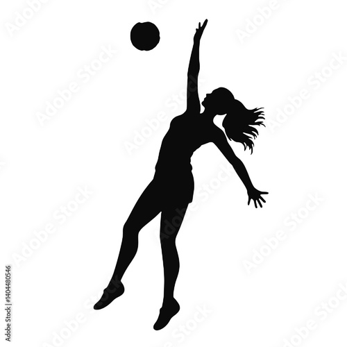 Basketball Player Silhouette Jump Shot Dunk – Vector Sports Illustration