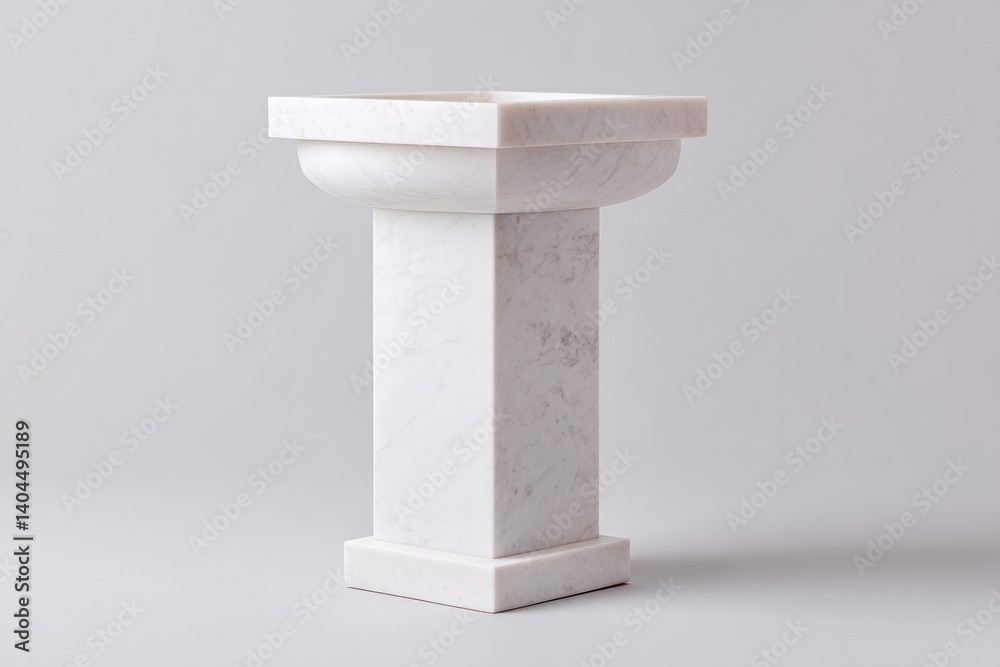 pristine minimalistic podium for beverages stands alone in well-lit simple setting emphasizing clean lines and elegant pristine minimalistic podium for beverages stands alone in well-lit simple setting emphasizing clean lines and elegant
