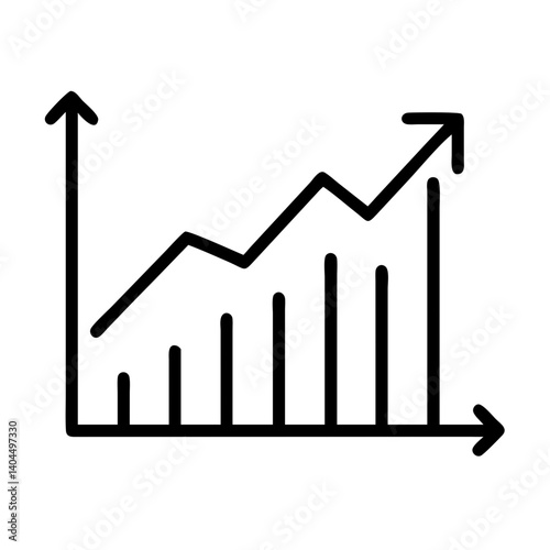 business graph showing growth