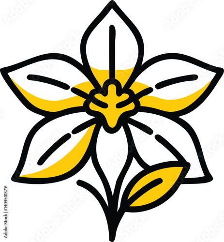 Borage, Yarrow, Coreopsis, Cornflower, Verbena, Allium, Alstroemeria, Bellflower, Bougainvillea, Bouvardia, flower logo icon
