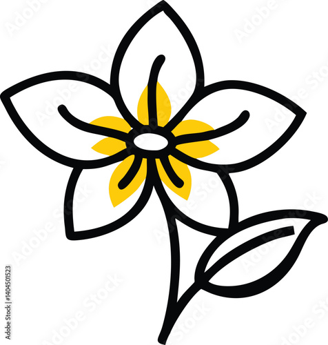 Borage, Yarrow, Coreopsis, Cornflower, Verbena, Allium, Alstroemeria, Bellflower, Bougainvillea, Bouvardia, flower logo icon