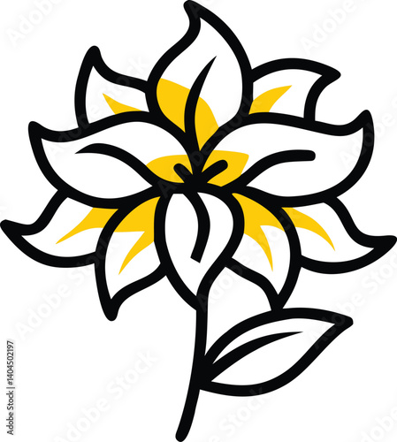 Borage, Yarrow, Coreopsis, Cornflower, Verbena, Allium, Alstroemeria, Bellflower, Bougainvillea, Bouvardia, flower logo icon