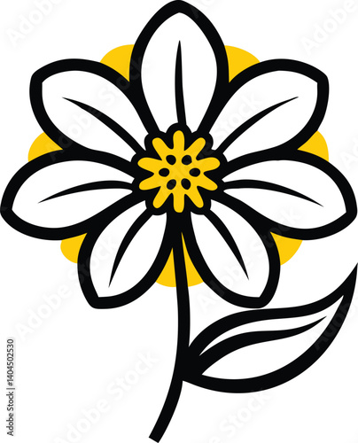 Borage, Yarrow, Coreopsis, Cornflower, Verbena, Allium, Alstroemeria, Bellflower, Bougainvillea, Bouvardia, flower logo icon