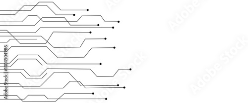 Concept of quantum computer technology, internet, technological science background. 