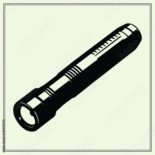 Flashlight Silhouette, Night Tool