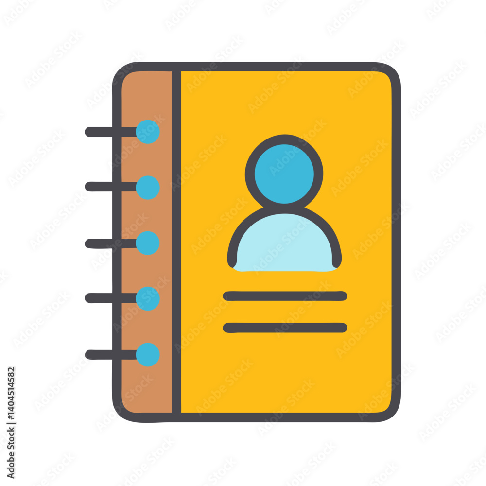Phonebook Address Contact Book Icon Design Phonebook Address Contact Book Icon Design