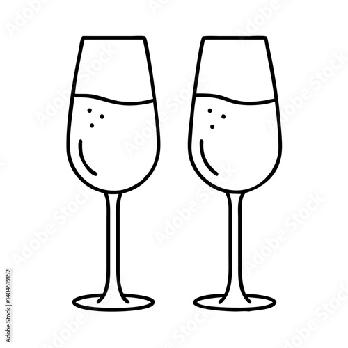 Two glasses of wine a toast celebration party drink beverage alcohol event festive occasion cheers clinking glasses