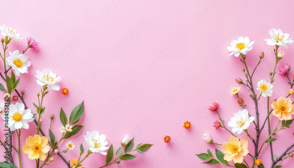 Spring background with text space wallpaper. Spring background top view Spring background with text space wallpaper. Spring background top view