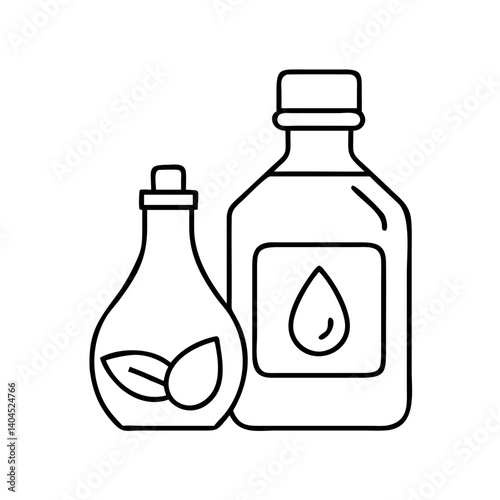 Essential Oils Bottles Herbal Natural Organic Product Packaging Design