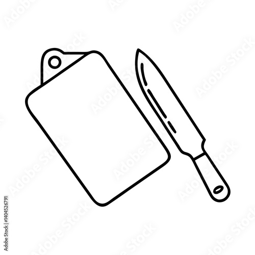 Kitchen Utensils Cutting Board and Knife Cooking Tools