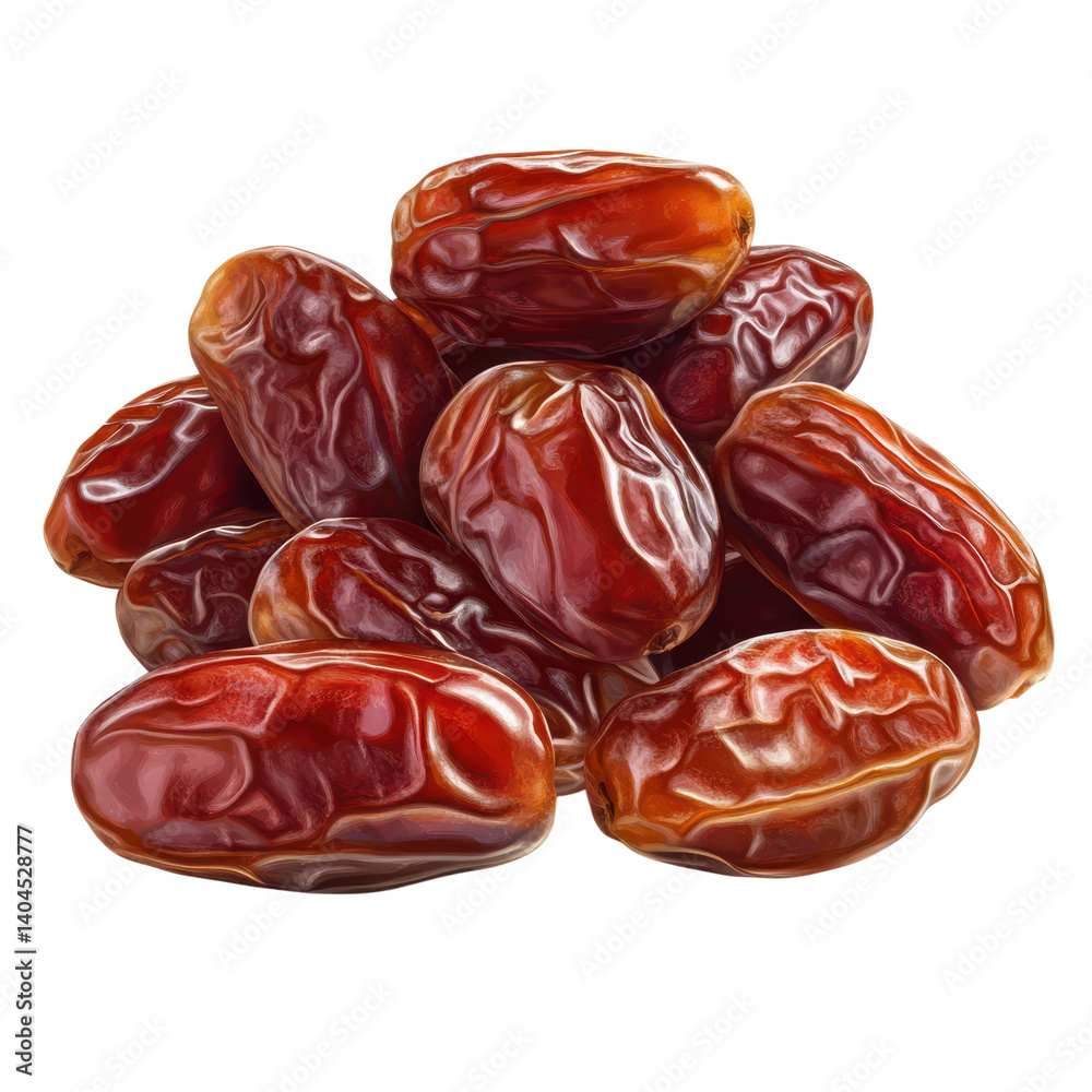 Dates Fruits close up Isolated on Black Background Dates Fruits close up Isolated on Black Background