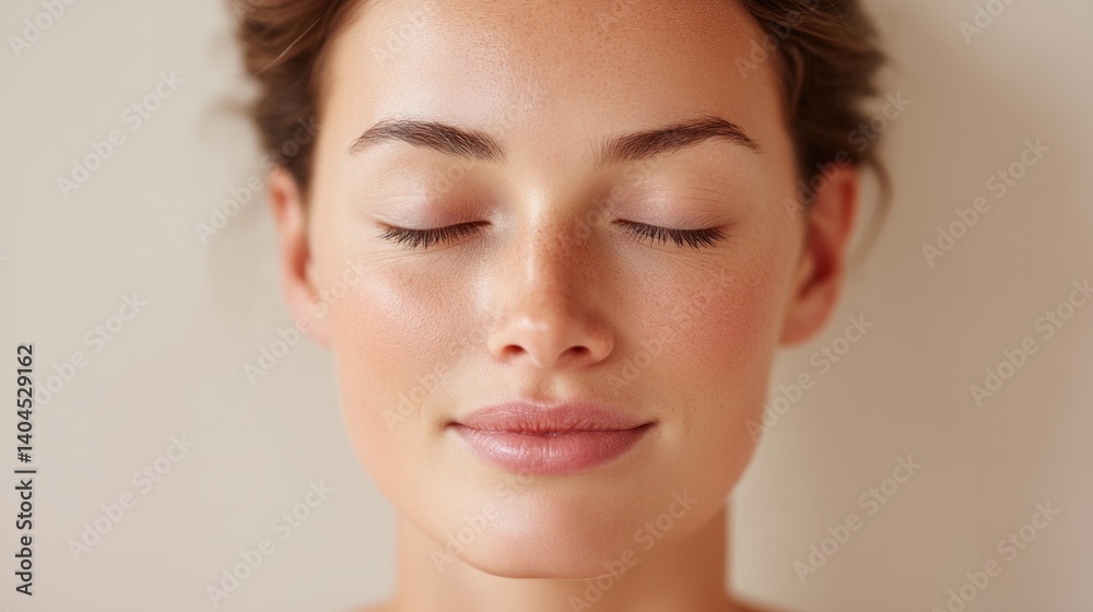 minimalistic portrait of masseuse with blurred background emphasizing relaxation and wellness leaving ample copy space minimalistic portrait of masseuse with blurred background emphasizing relaxation and wellness leaving ample copy space